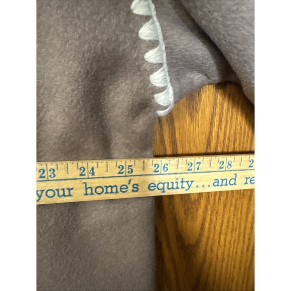 NWT Utcoco Collection Women's‎ XL Fringe Jacket & Scarf Set Brown Boho Coat - Picture 4 of 6